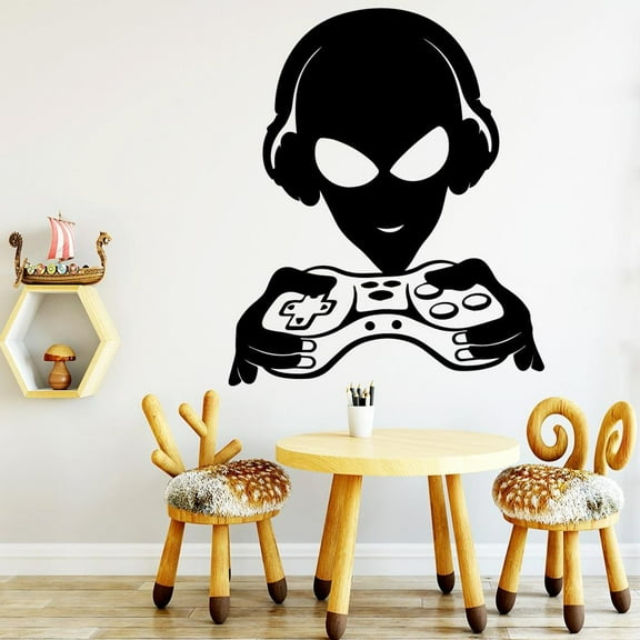 Creative Gamer Wall Stickers Vinyl Decor Room Game Room Decoration Removable Art Decals Murals wallstickers 30x35cm