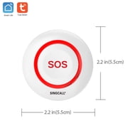 SINGCALL Tuya Wifi Smart Wireless Caregiver Pager System Nurse Calling Alert System for Elderly Patient Seniors Disabled(Only Supports 2.4GHz Wi-Fi)