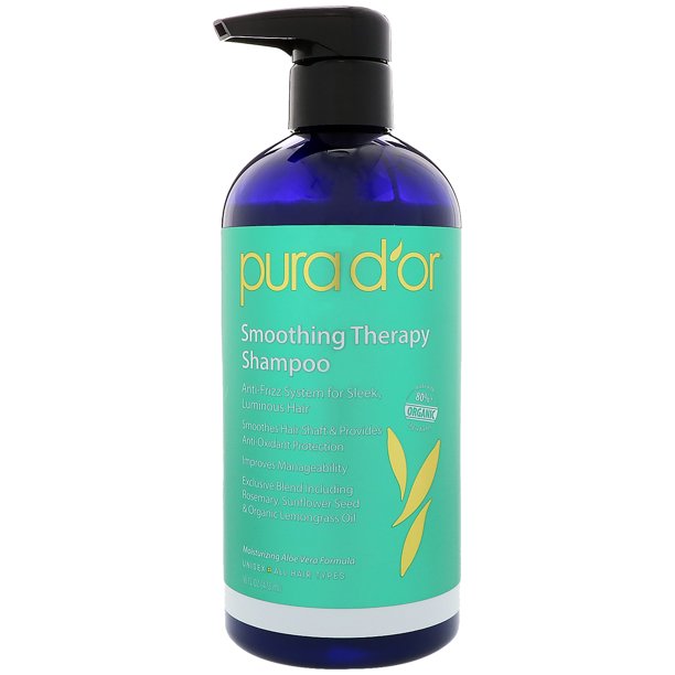 Pura D or Smoothing Therapy Shampoo 16 fl oz 473 ml