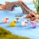 thumbnail image 3 of 5 piezas de lindos adornos en miniatura de pato amarillo, accesorios de decoración de micropaisaje, adornos de resina de animales simulados, artesanías, 3 of 5