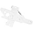 thumbnail image 3 of Nationwide Industries Stainless Steel Gate Latch For Vinyl - Pad-lockable, White, 3 of 4