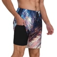 thumbnail image 2 of Fotbe Urban Style Colorful Dragon Traje de Baño para Hombre – Shorts de Natación de Secado Rápido con Forro y Bolsillos-X-Large, 2 of 6