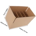 thumbnail image 2 of ETHZZLE 1 Set Box Dividers Inserts Cardboard Glass Divider for Moving Boxes Khaki Paper Practical Design, 2 of 6