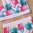 thumbnail image 6 of Honeeladyy Summer Sales New Children Kids Girls Bikini Beach Swimsuit+Shorts Swimwear Two Piece Set Outfit Bathing Suits, 6 of 8