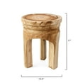 thumbnail image 3 of Jamie Young Mesa Wood Side Table, 3 of 5