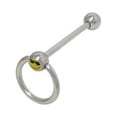 thumbnail image 1 of Door Knocker Smiley Face Barbell Tongue Ring, 1 of 1