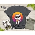 thumbnail image 6 of Cool Cat Kitten Kitty Animal with Sunglasses Holds Coffee T-Shirt Retro Cat Kitten Shirt for Men Women Kids Boys Girls Teens Graphic Tshirt, 6 of 8