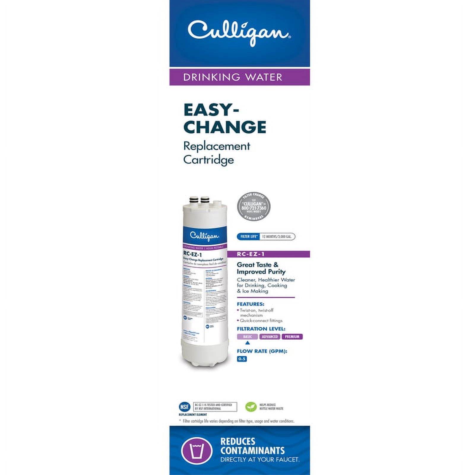 Culligan RC-EZ-1 Easy Change Replacement Filter - image 3 of 4