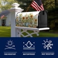 thumbnail image 4 of Summer Magnetic Mailbox Cover, Sunflower Mailbox Covers Magnetic Standard Size, Summer Flowers Mailbox Covers Magnetic, Waterproof Post Letter Box Cover for Garden Yard, 21 * 18 Inch, 4 of 6