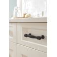 thumbnail image 2 of Amerock Enlivity 3 inch (76mm) Center-to-Center Oil-Rubbed Bronze Cabinet Pull, 2 of 6