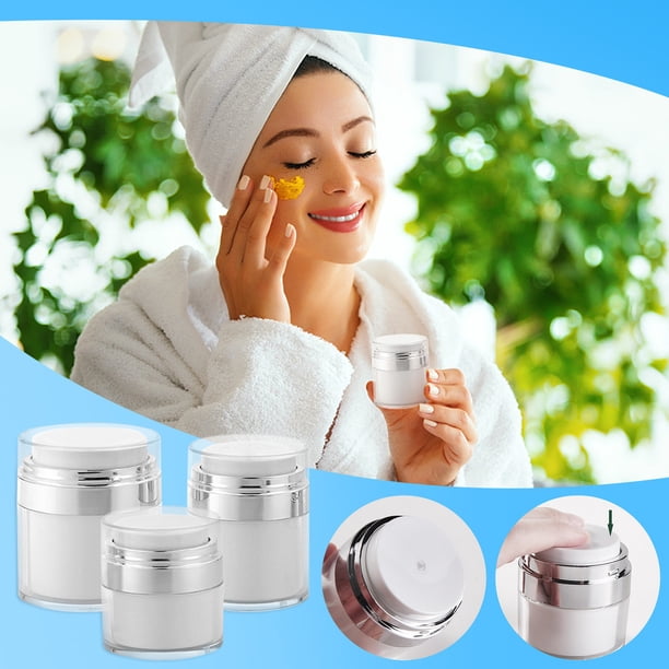 Fiudx Liquidación De Ofertas Flash Caja De Crema Al Vacío, Tipo Prensa, Subembotellado De Crema Facial, Botella De Prensa Al Vacío, Loción De Crema Facial, Botella De Crema Simple, Subembotellado De