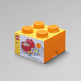 thumbnail image 2 of LEGO Storage Brick Orange 4 Knob Container Organizer Box Holds 800 Building Blocks, 2 of 10