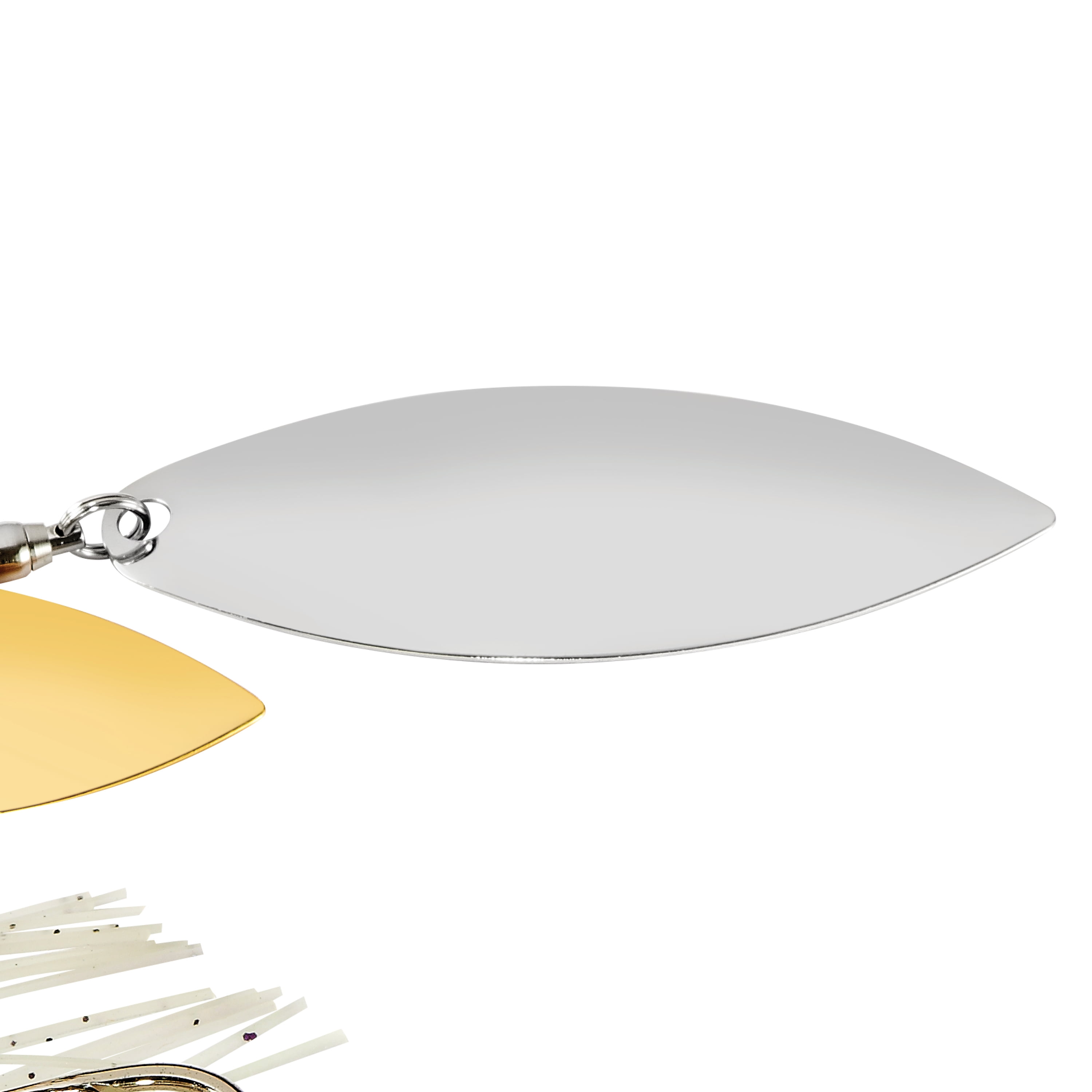 War Eagle Nickel Frame Double Willow Spinnerbaits Purple Shad 3/8 oz.