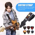 thumbnail image 3 of Correa de guitarra eléctrica Ehuebsd de nailon con plectros, 3 of 8