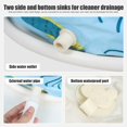 thumbnail image 3 of 45" Adult Large Foldable Bathtub | Extra Large Collapsible Bathtub with Plastic Frame | Freestanding Surround Family SPA Soaking Tub for Kids, 3 of 10