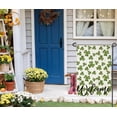 thumbnail image 4 of Welcome St. Patricks Day Garden Flags 12x18 Inch Double Sided, Seasonal Lucky Sharmrocks Clover Decorations, Small Spring Irish Decor for Yard Outside Outdoor Anniversary, 4 of 6
