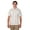 Ivory, variant on Mens Guayabera Short Sleeve Button Down Relaxed Fit Shirt Black MD
