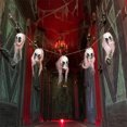 thumbnail image 5 of CASAFUN Halloween Hanging Ghost, Horror Hanging Skeleton White Gauze Thicky Hanging Halloween Props Yard Holy Day, Halloween Outdoor Decorations, 5 of 6