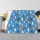 thumbnail image 1 of Fotbe Cute Dogs Manta de Franela con Estampado, Manta Ultrasuave para Cama, Sofá, Auto, Hipoalergénica y Antibolitas-80"x60", 1 of 6