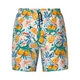 thumbnail image 4 of Lsque Mens Swim Trunks Colorful Fruits Pattern - Bathing Suit Compression Liner - Beach Swim Shorts Swimwear - (S-3XL) - Stretch Quick Dry -3X-Large, 4 of 9