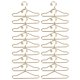 thumbnail image 4 of Jibi - 20 perchas de metal para ropa de muñecas, mini perchas para armario de muñecas, mini perchas para casa de muñecas, 4 of 6