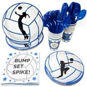 Volleyball Party Supplies Pack (For 16 Guests!), Volleyball Birthday Party Pack, Sports Tableware and Party Kit