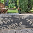 thumbnail image 2 of Rugshop Leaf Design Indoor/Outdoor Area Rug 5' x 7' Blue, 2 of 4