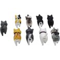 thumbnail image 5 of 9pcs Plastic Cartoon Cat Figures Miniature Cats Set Kitty Cake Topper Fairy Garden Decoration, 5 of 5