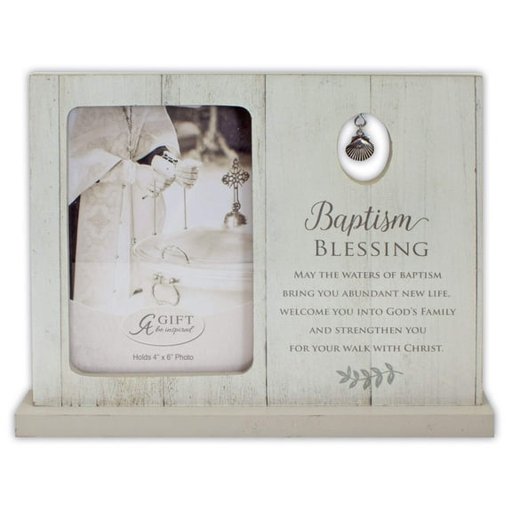 Cathedral Art Picture Frame - Baptism Blessing, Multicolored