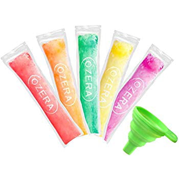 Disposable DIY Popsicle Molds Bags for Yogurt Freeze Pops Popsicle Bags Maker Juice & Fruit Smoothies Ice Pop Mold Bags MOTZU 40 Pack Popsicle Bags Snacks Popsicle Pouches Ice Candy 