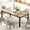 Retro color, variant on Danolapsi 70.9 Inch Long Dining Table for 6-8 People,Large Industrial Rectangle Kitchen Table with Sturdy Metal Legs,Rustic Dinner Table,Modern Dining Room Table with Round Corner for Living Room