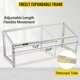 thumbnail image 1 of VEVOR Especiero extensible, 13.8"-23.6" ajustable, estante organizador de acero, 1 of 9