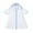 Blue Bow, variant on FeMereina Kid Swim Coverups Bow/Elephant Embroidery Short Sleeve Hooded Robe