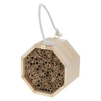 Mason Bee Habitat Hanging Bee House Enhance Garden's Productivity Bee Hive