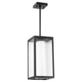thumbnail image 2 of Quorum Lighting Maestro 3-Light LED Outdoor Pendant, Weathered Zinc, 2 of 3