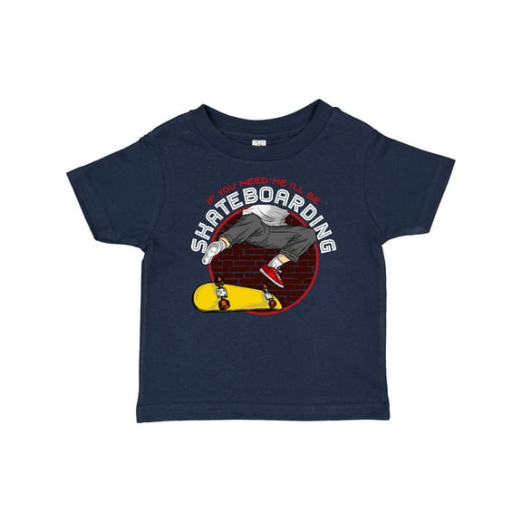 Inktastic Skateboarding Gift for Skater Boys Toddler T-Shirt