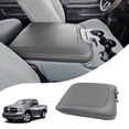 thumbnail image 5 of KBH Center Console Cover Replacement for Dodge Ram 1500 2013-2018, Ram 2500/3500/1500 Classic Model 2013-2025, PU Leather Console Armrest Cover Protector (Gray), 5 of 11