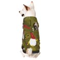 thumbnail image 1 of Fotbe Gnomes Playing in the Garden Sudadera con Estampado para Perros Pequeños – Suéter con Capucha para Mascotas, Tela Suave de Forro Polar con Bolsillo-X-Small, 1 of 7