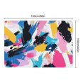 JINGDS Abstract Brushstroke Art 16 Area Rugs 3x5, Small Area Rugs