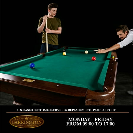 Barrington - Springdale 90" Billiard Table - Green/Brown