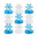 thumbnail image 3 of 9 centros de mesa de copos de nieve, adornos 3D con temática de copos de nieve, decoración para fiestas navideñas en dormitorio o sala de estar. azul, 3 of 8