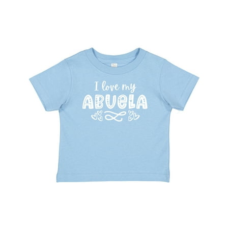 

Inktastic I Love My Abuela with Hearts Gift Baby Boy or Baby Girl T-Shirt