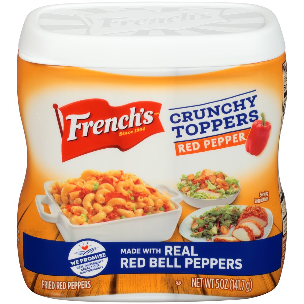 French's Red Pepper Crunchy Toppers, 5 oz