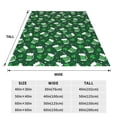 thumbnail image 3 of Fotbe Happy St. Patrick's Day Manta de Franela Acolchonada con Estampado, Súper Suave y Esponjosa, Extra Grande para Sofá, Cama, Uso Todo el Año-60"x50", 3 of 7
