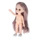 thumbnail image 2 of Precioso 6 pulgadas movible 1/12 BJD chica muñeca cuerpo princesa 3D ojos Estilo 13 SM SunniMix BJD Doll Body, 2 of 6
