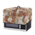 thumbnail image 2 of FOR U DESIGNS Dachshund Print Microwave Oven Dust Cover All-Season Machine Protector Decorative Dustproof Toaster Oven Covers (18.25" W x 14.5" D x 11" H)-S, 2 of 8