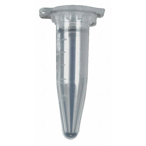 Lab Safety Supply 0.5mL micro Tubes,Natural colors,PK1000  6VMX8