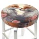 thumbnail image 3 of Balery Romantic Flower Fox Fundas de asiento para taburete de bar redondo de tela de terciopelo ajustables que protegen de arañazos y manchas para sillas de 14 a 17 pulgadas.-13 inch, 3 of 7