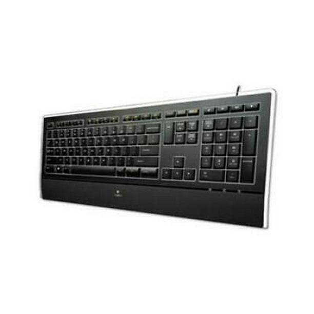 Logitech K740 Illuminated Keyboard, USB, Black (920000914) - Walmart.com