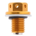 thumbnail image 2 of S SERENABLE Car Engine Oil Pan Drain Plug Engine Oil Pan Drain Screw Oil Drain Plug Golden, 2 of 9